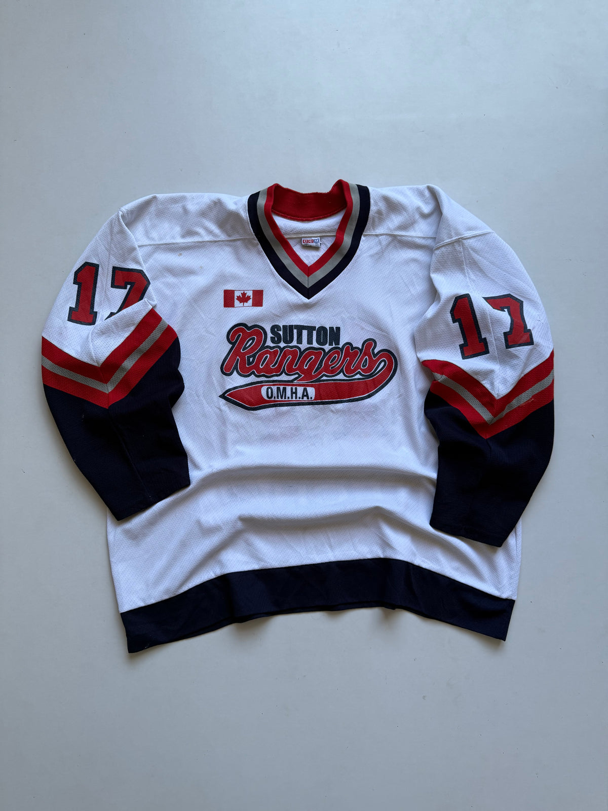 VINTAGE CCM SUTTON HOCKEY JERSEY