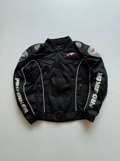 VINTAGE PRO BIKER RACING JACKET (safety pads)