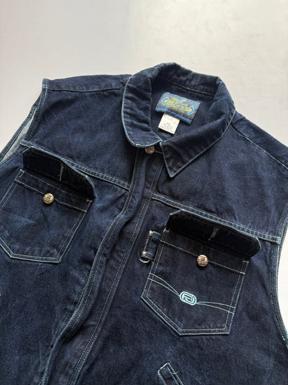 VINTAGE FJ 560 DENIM VEST
(Looks good)