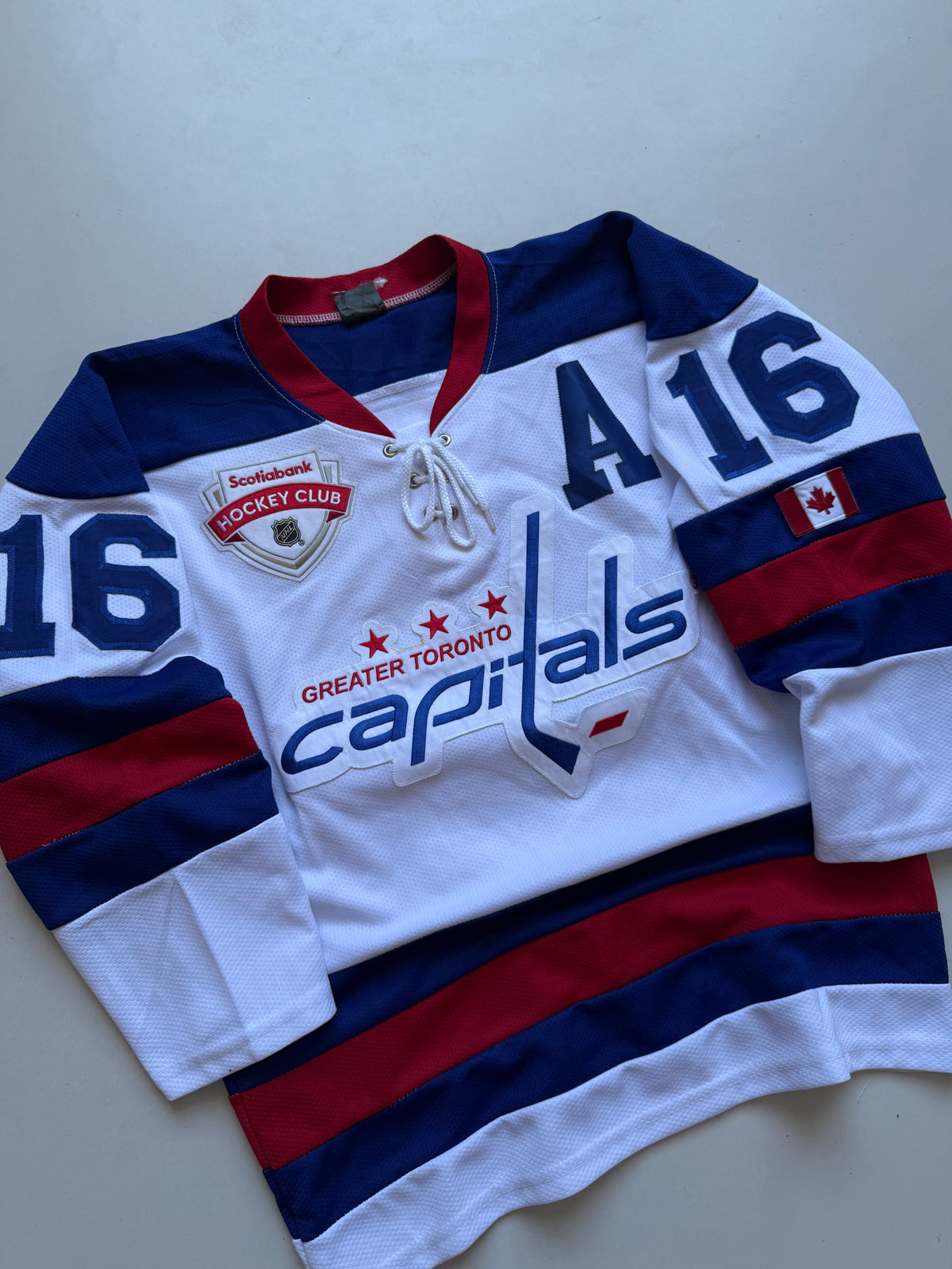 VINTAGE CAPITALS HOCKEY JERSEY
