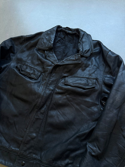 VINTAGE HEAVYWEIGHT LEATHER JACKET
