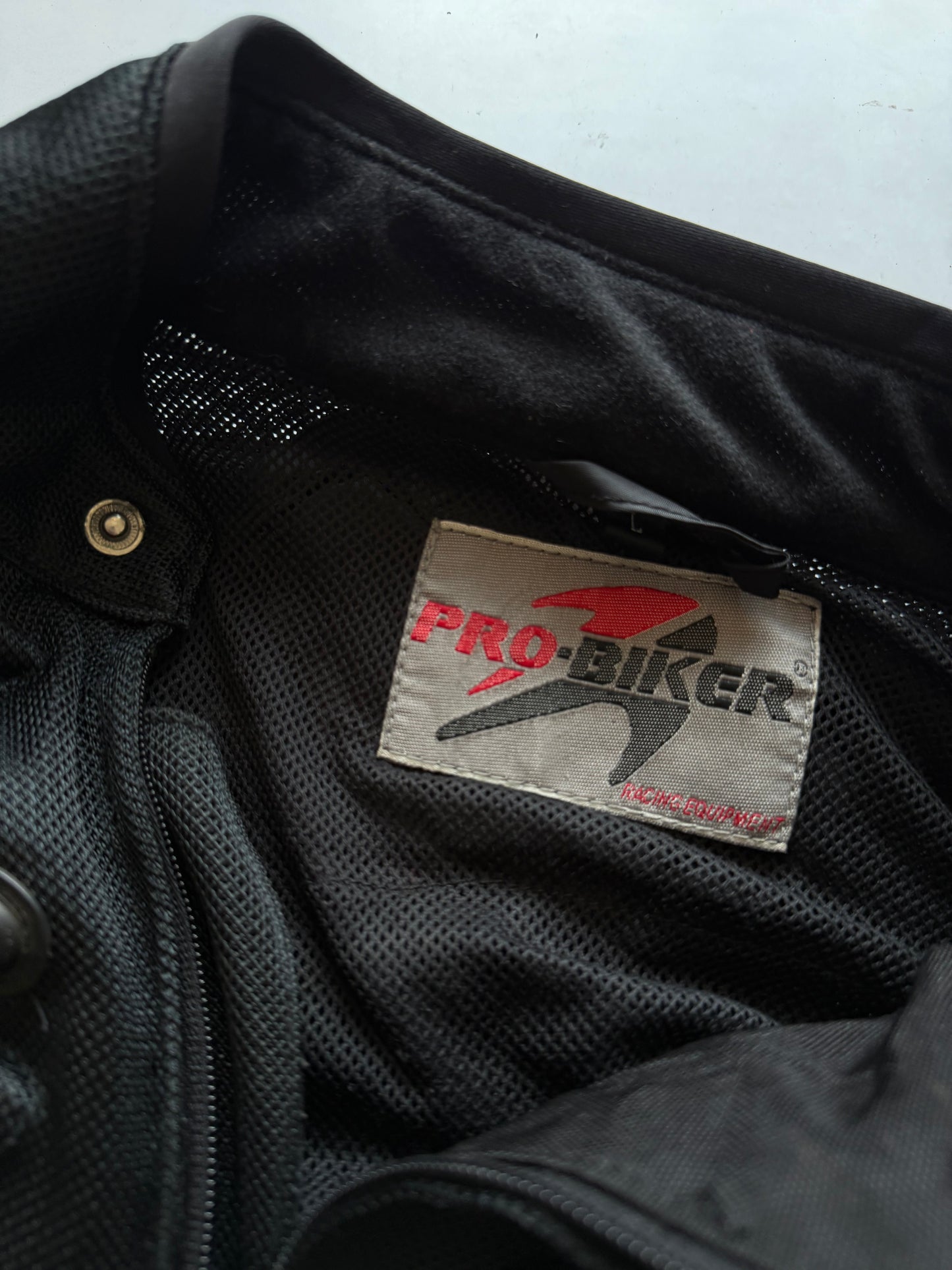 VINTAGE PRO BIKER RACING JACKET (safety pads)