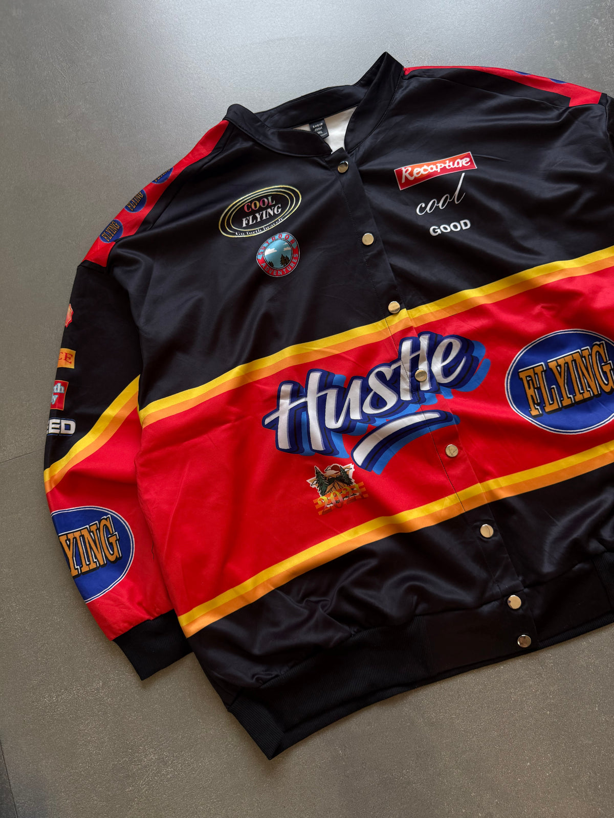 HUSTLE FLYING BOMBER JACKET