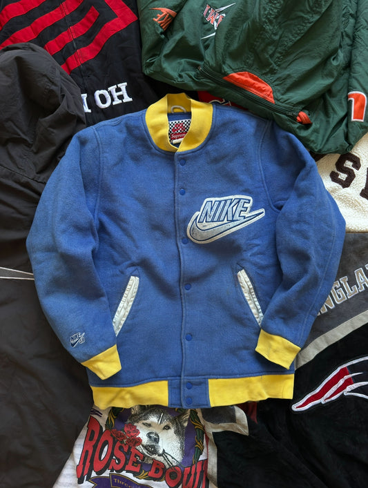 VINTAGE RARE N* ke SB X SUPR*ME VARSITY JACKET
