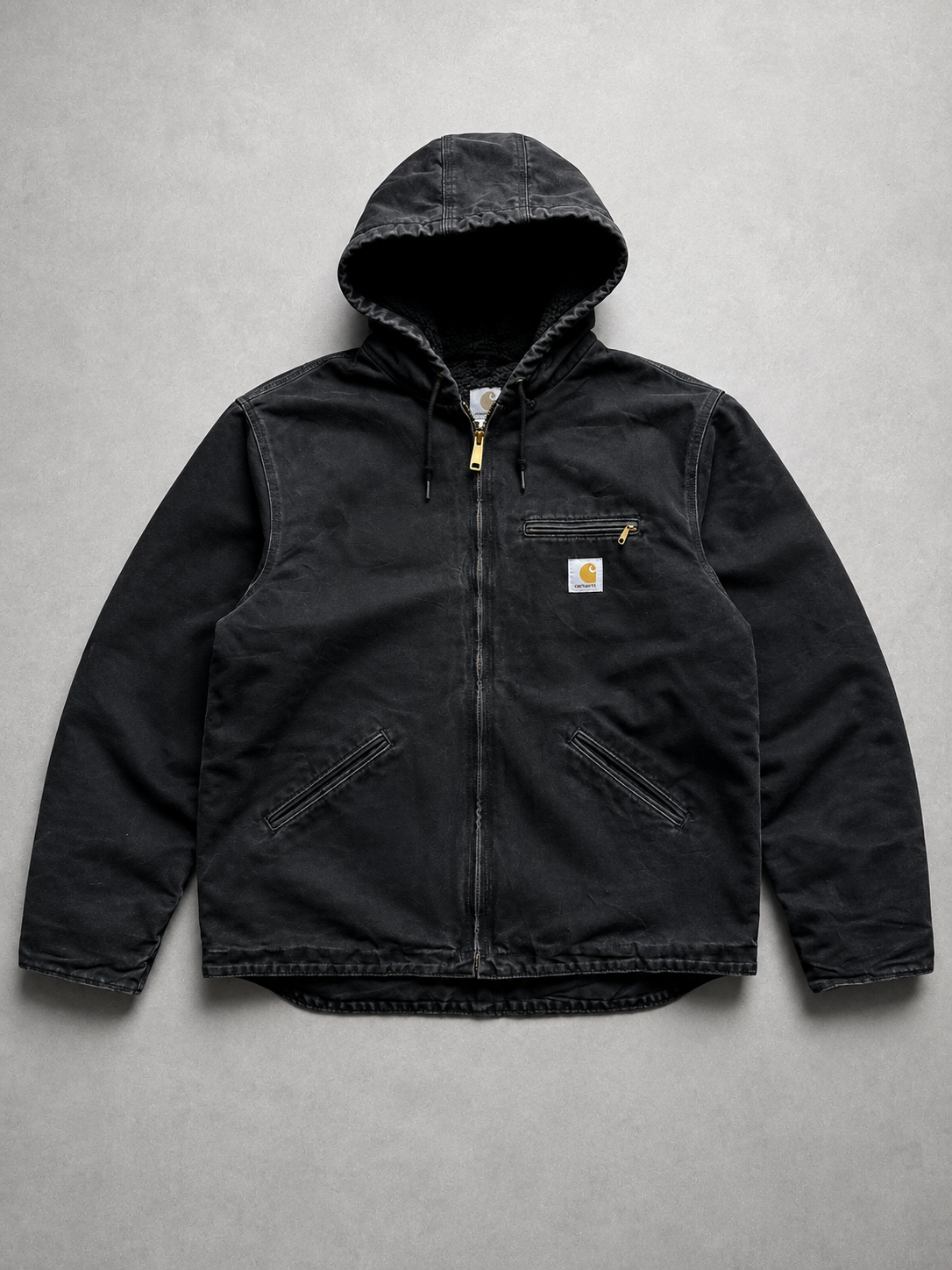 VINTAGE CARHARTT J141 BLK JACKET (rare find)
