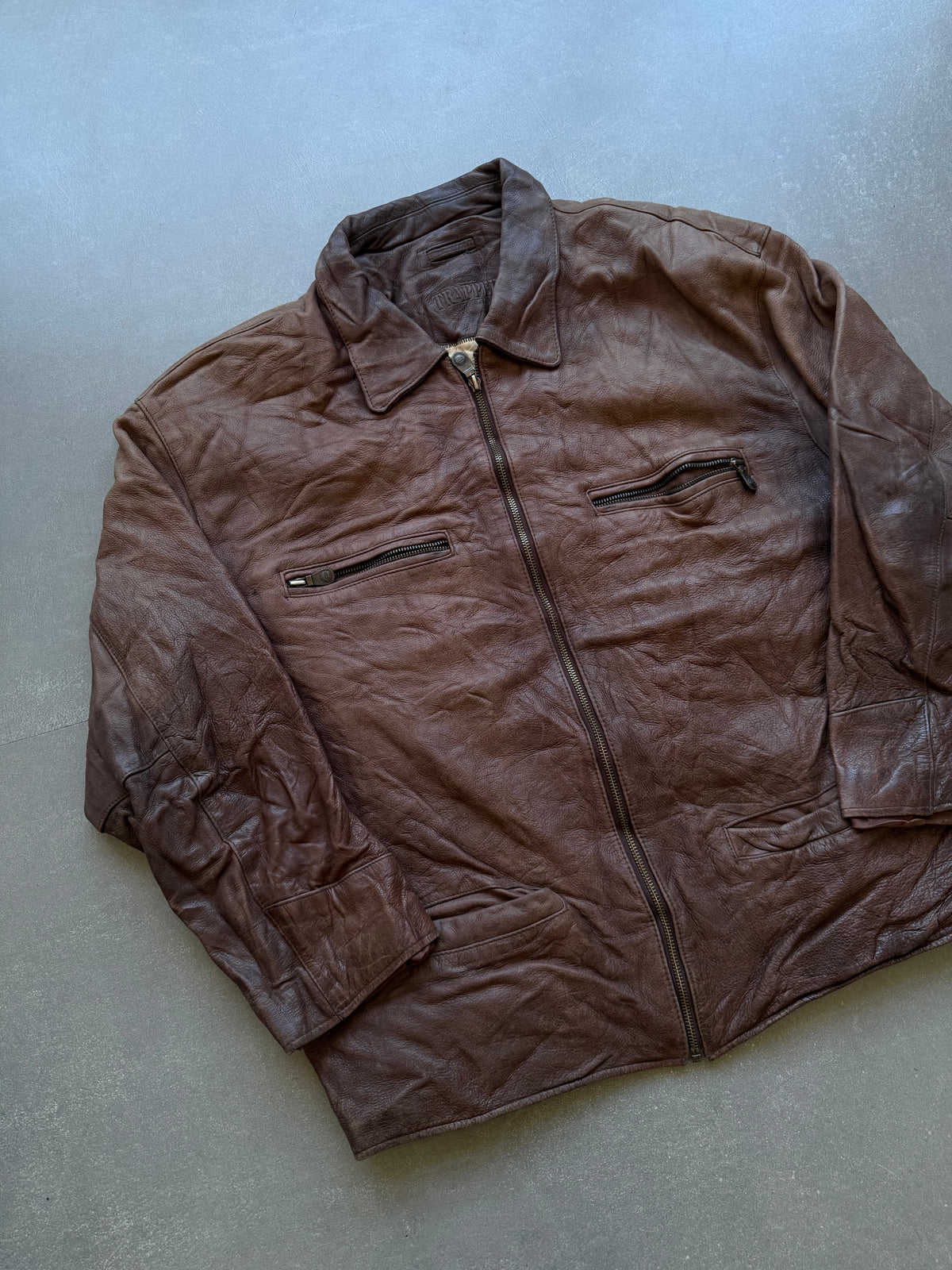 VINTAGE TRAPPER GENIUNE LEATHER JACKET