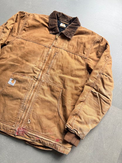 VINTAGE CARHARTT J140 BLK DUCK CANVAS JACKET (rare find)