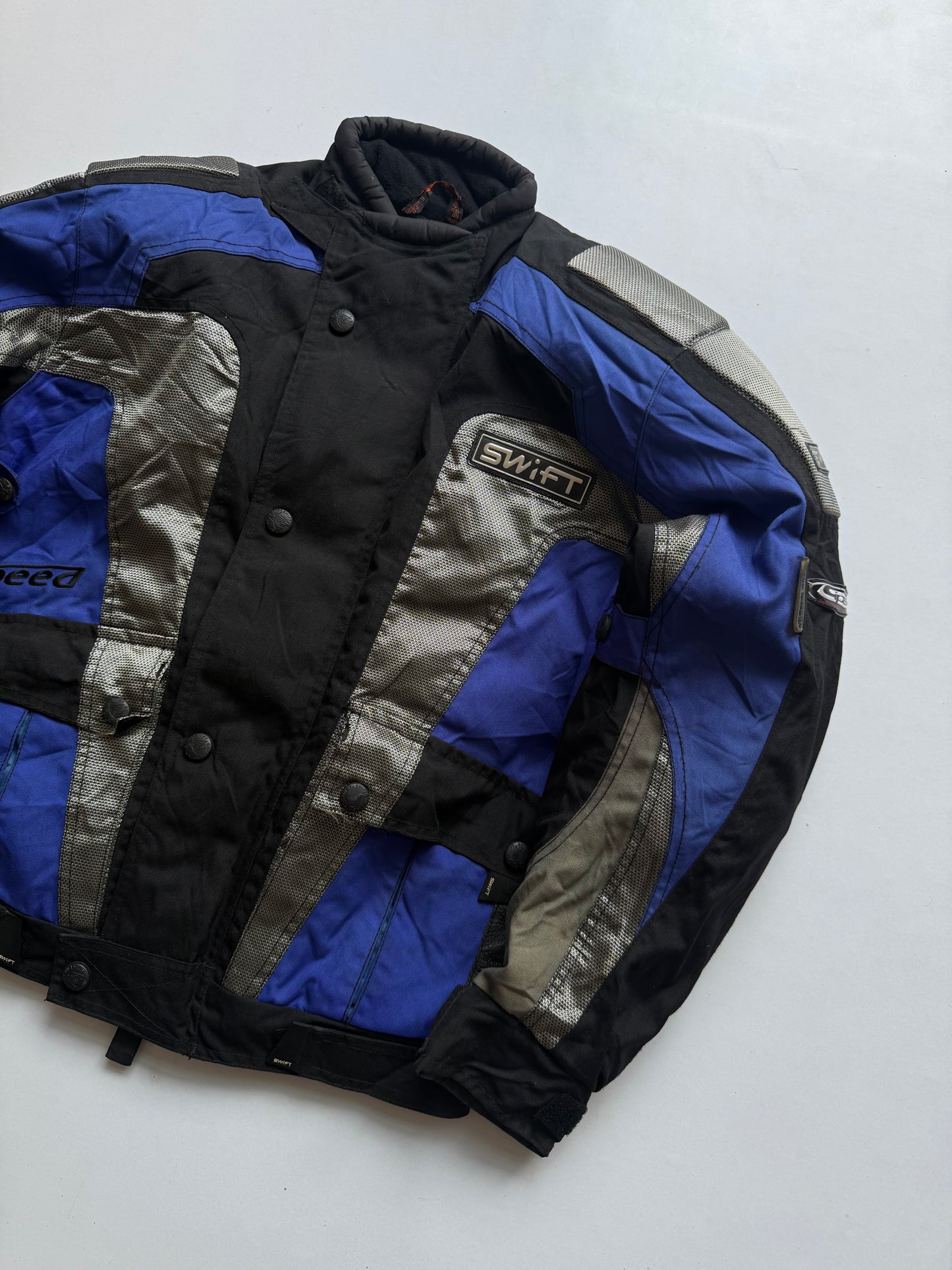 VINTAGE SWIFT SPEED QRACING JACKET 
(Looks good) (safety pads)