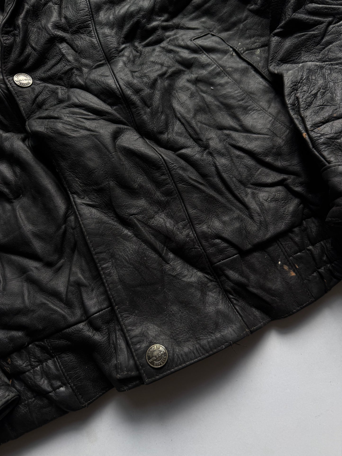 VINTAGE WILSON HEAVYWEIGHT LEATHER JACKET