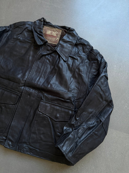VINTAGE RARE ENGELBERT HEAVYWEIGHT LEATHER JACKET
