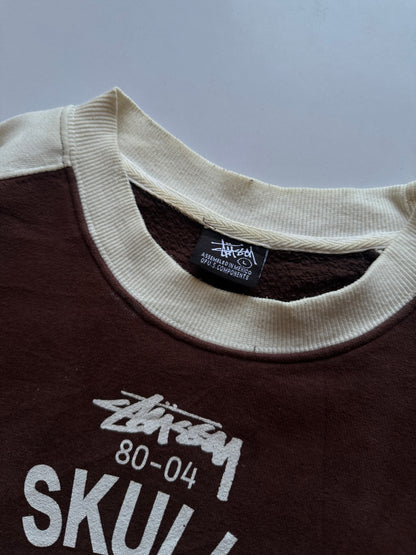 VINTAGE STUSSY SKULL FOREVER SWEATSHIRT