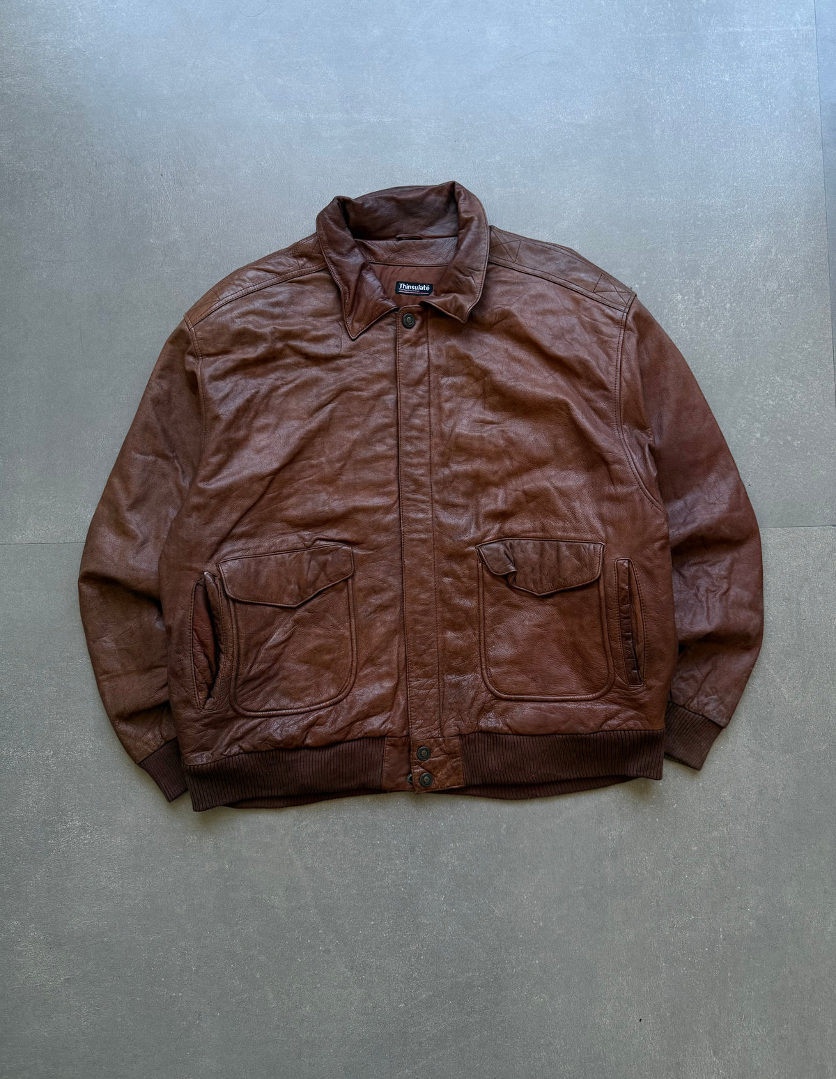 VINTAGE ADVENTURE BOUND LEATHER JACKET