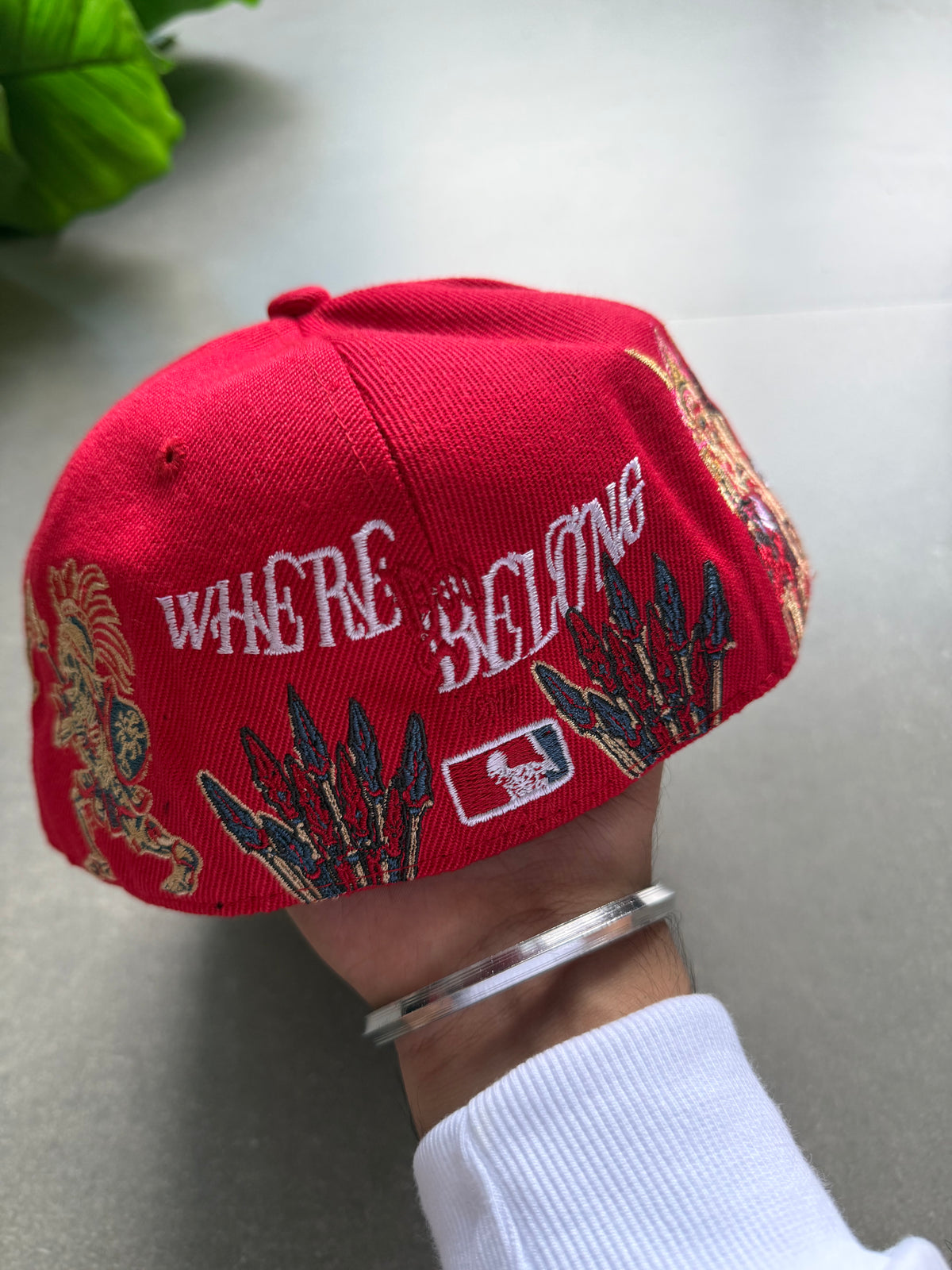 LA EMBROIDERED FITTED CAP