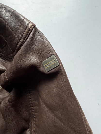 VINTAGE ROSE & COLE LEATHER JACKET