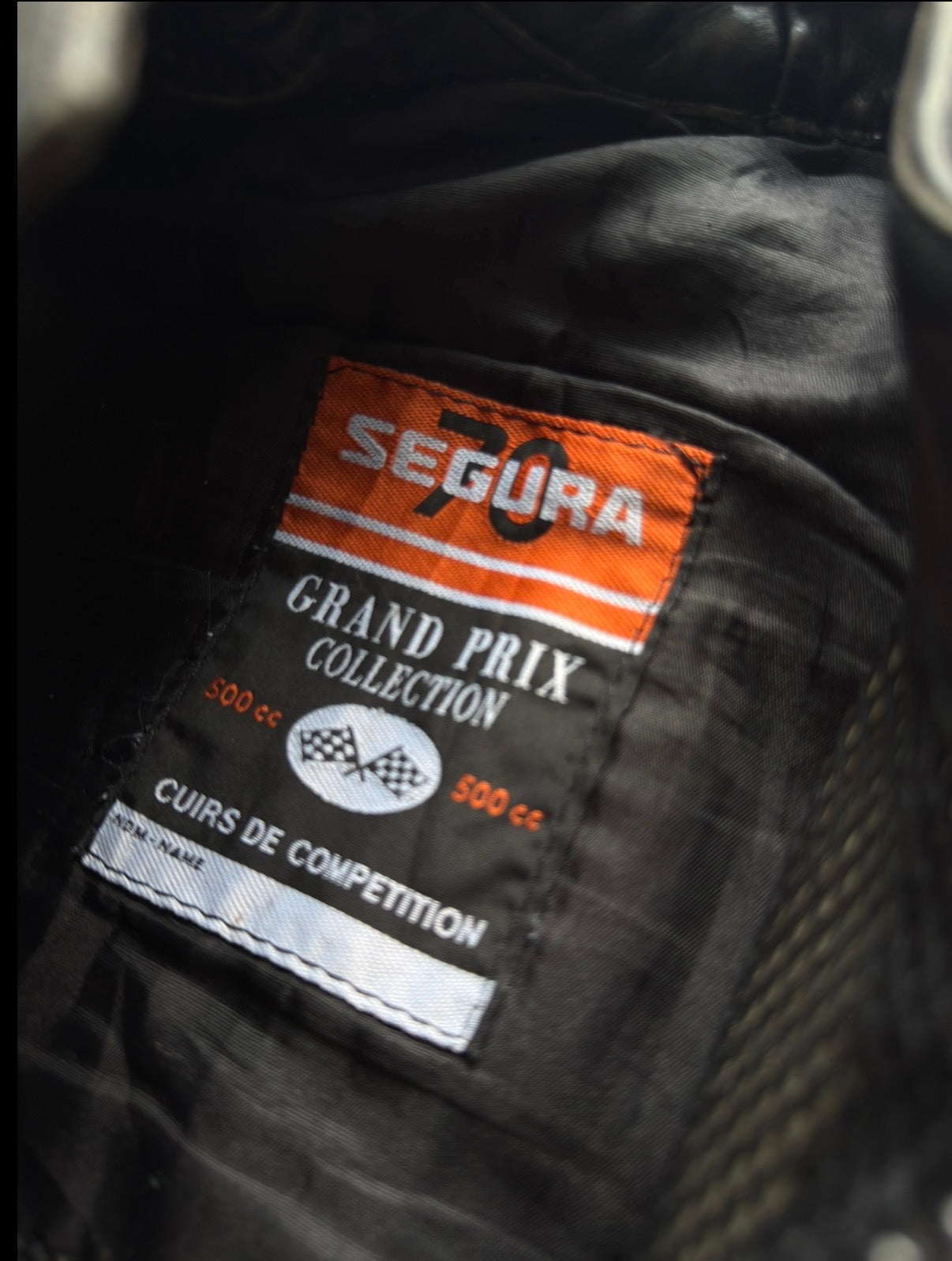 VINTAGE SEGURA DUCATI CORSE LEATHER RACING JACKET