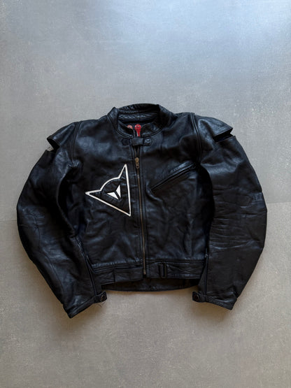 VINTAGE RARE DAINESE LEATHER BIKER JACKET 
(Safety pads)