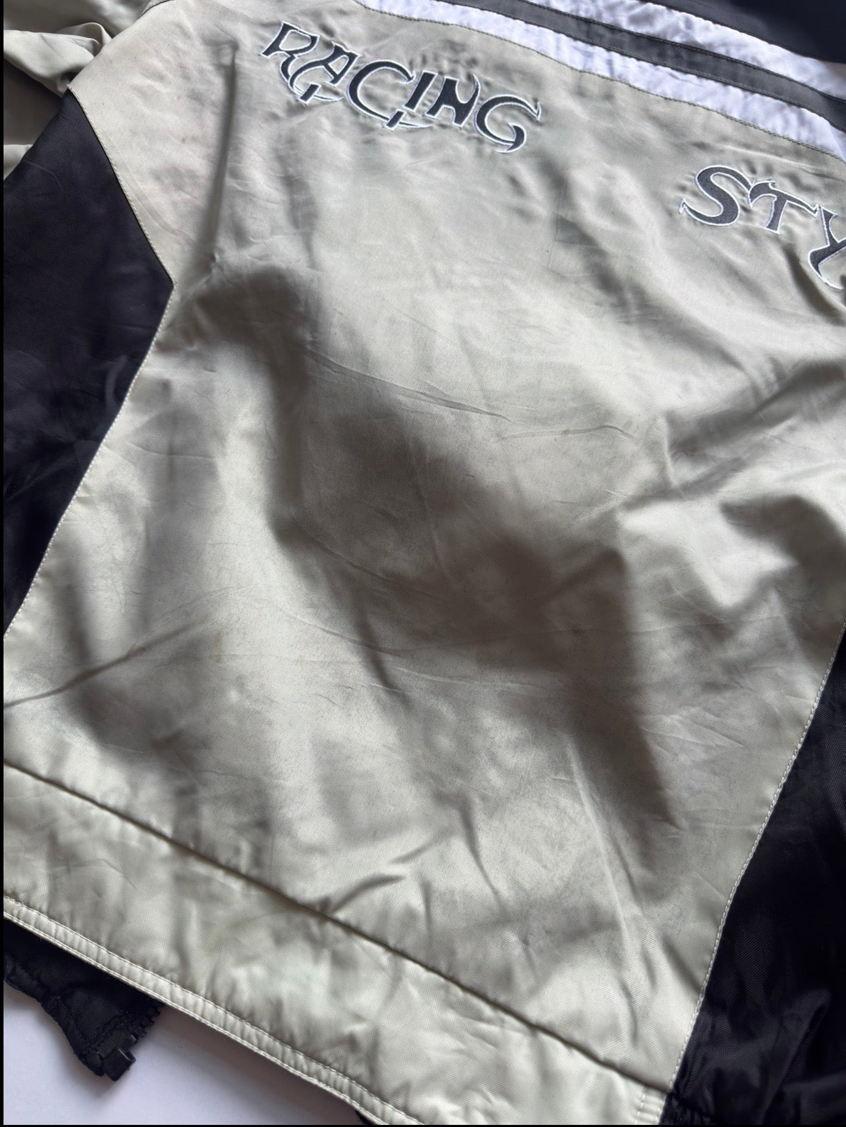 VINTAGE RACING STYLE OVER SPEED RACING JACKET (safety pads)
