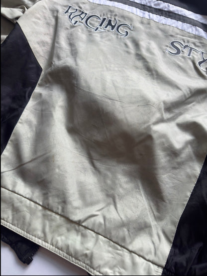 VINTAGE RACING STYLE OVER SPEED RACING JACKET (safety pads)