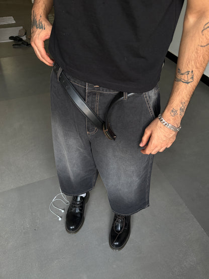 WASHED BAGGY JORTS