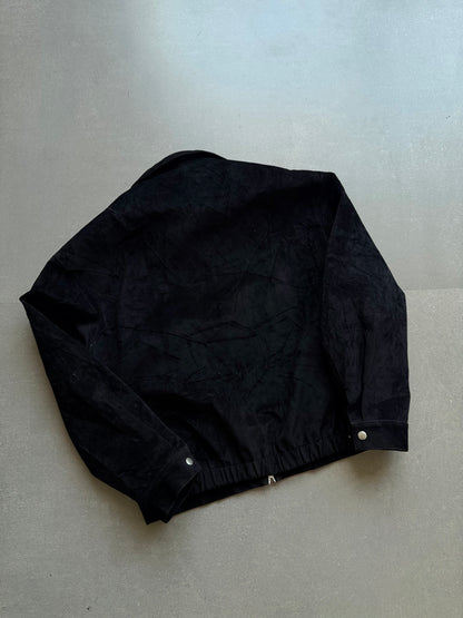 VINTAGE LETTER COMO SUEDE VELVET JACKET
