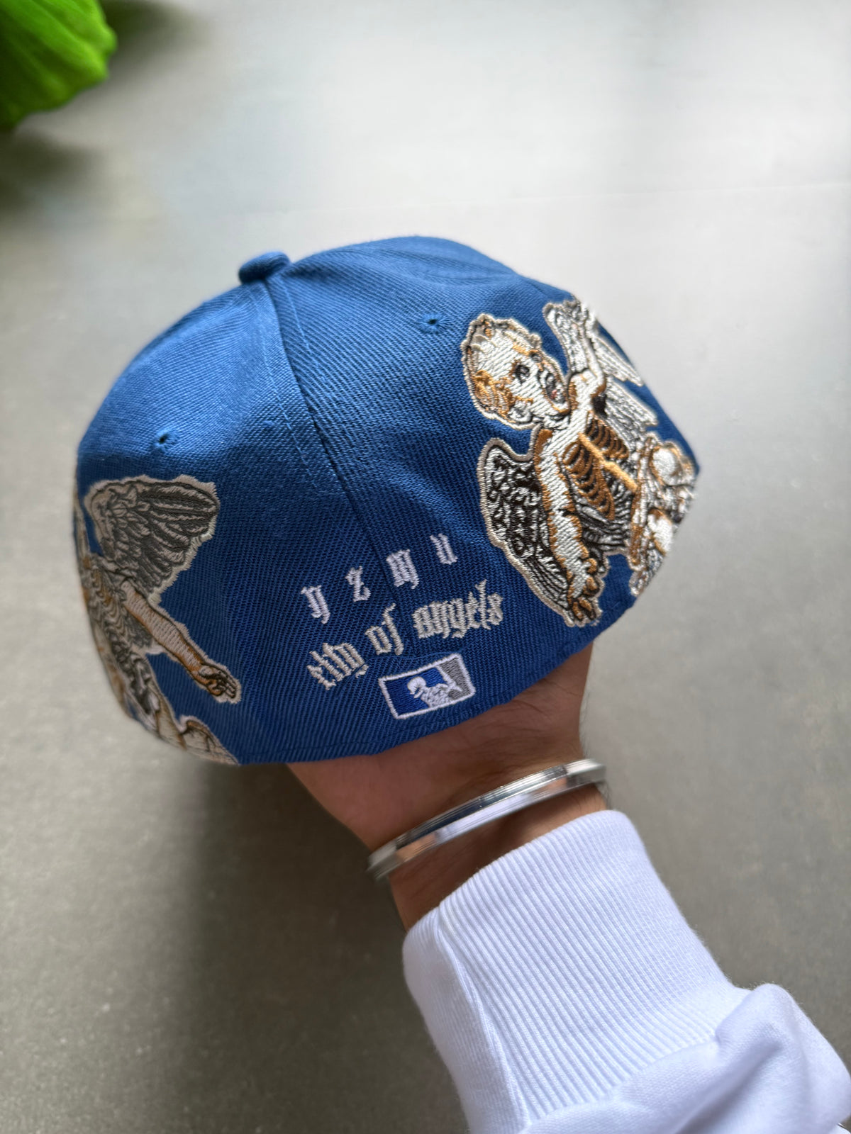 NY EMBROIDERED FITTED CAP