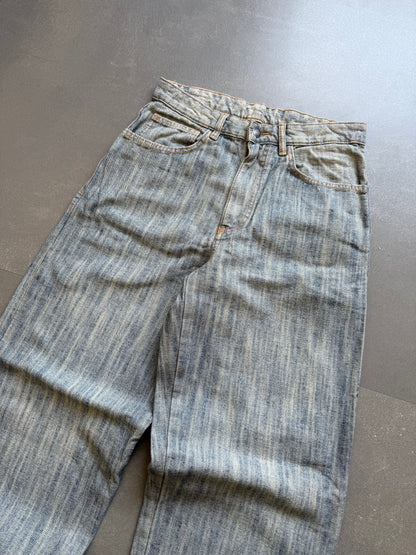 VINTAGE WASHED DESIGNER BAGGY DENIM