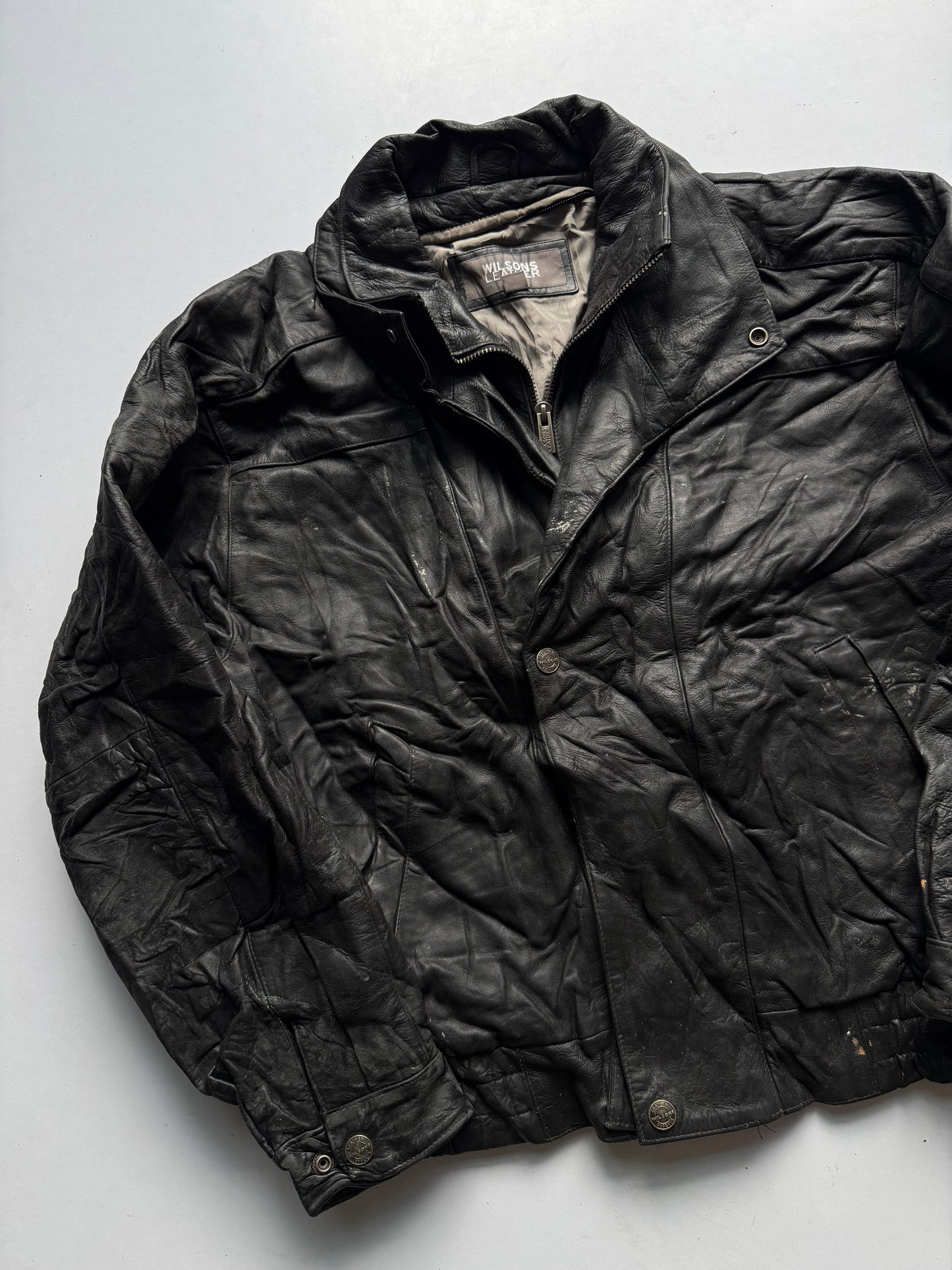 VINTAGE WILSON HEAVYWEIGHT LEATHER JACKET