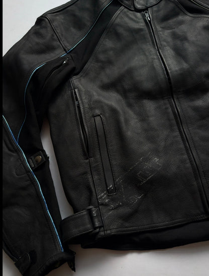 VINTAGE BUELL AMERICAN MOTORS LEATHER RACING JACKET
