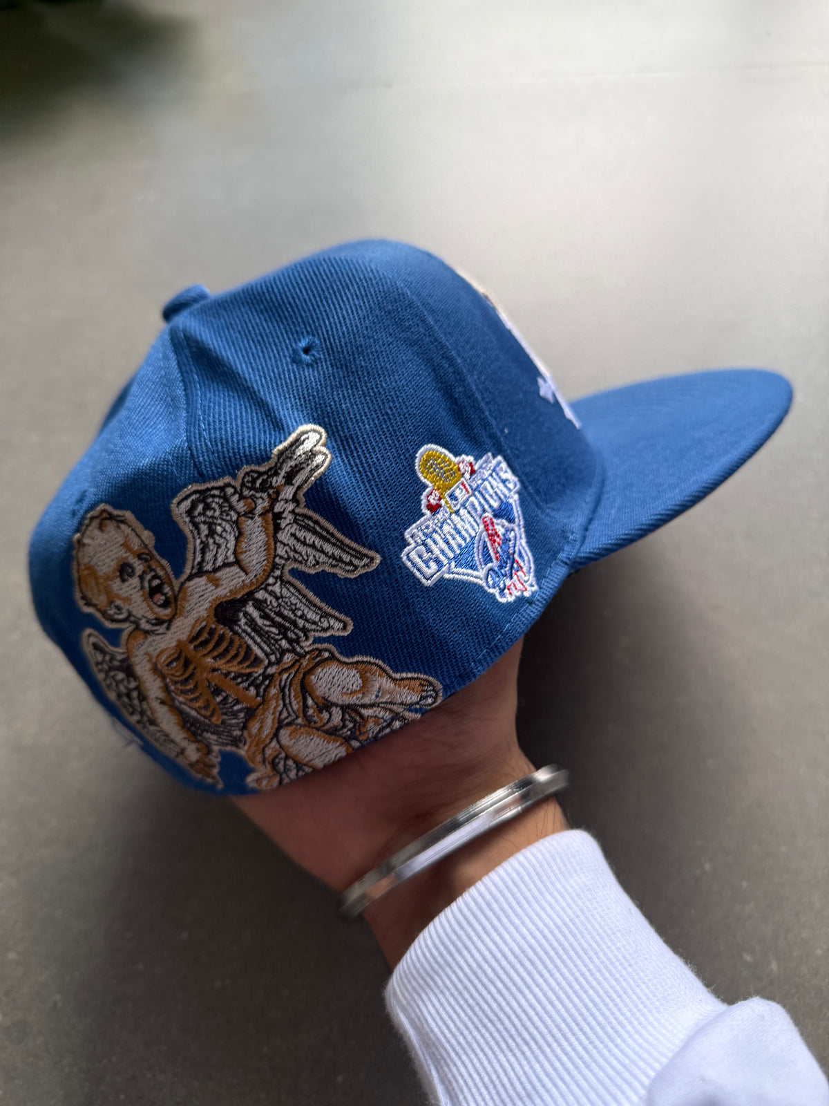 NY EMBROIDERED FITTED CAP