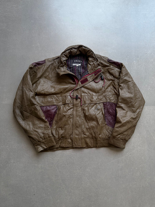 VINTAGE NORTHERN LIGHTS LEATHER JACKET