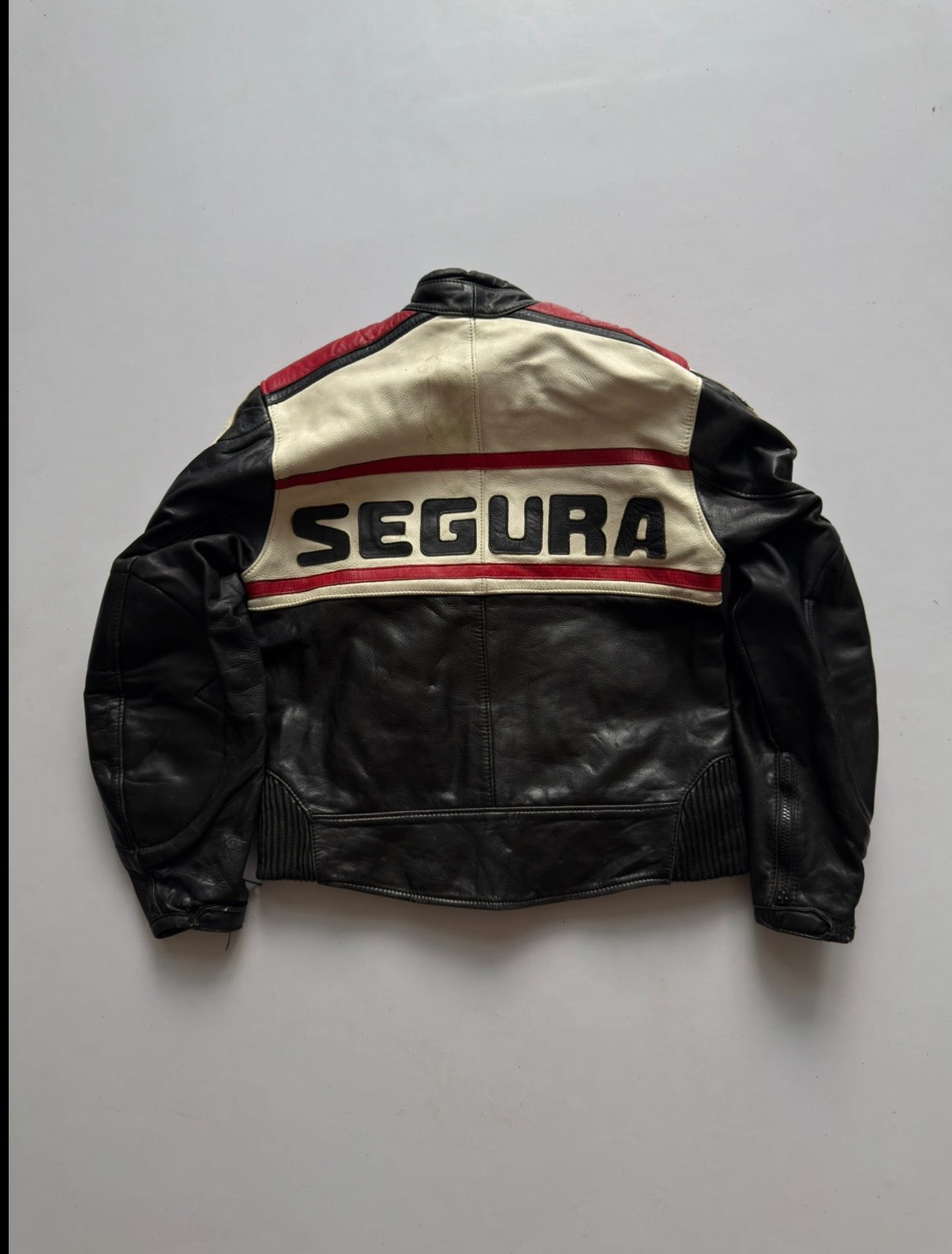 VINTAGE SEGURA DUCATI CORSE LEATHER RACING JACKET