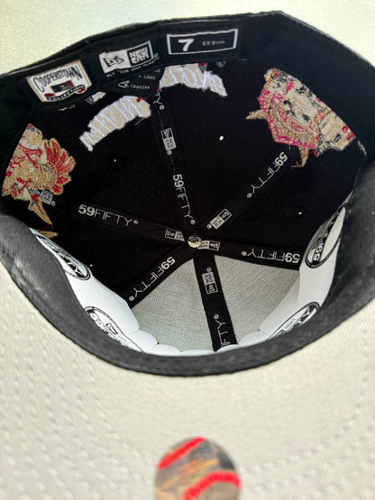 OAKLAND EMBROIDERED FITTED CAP
