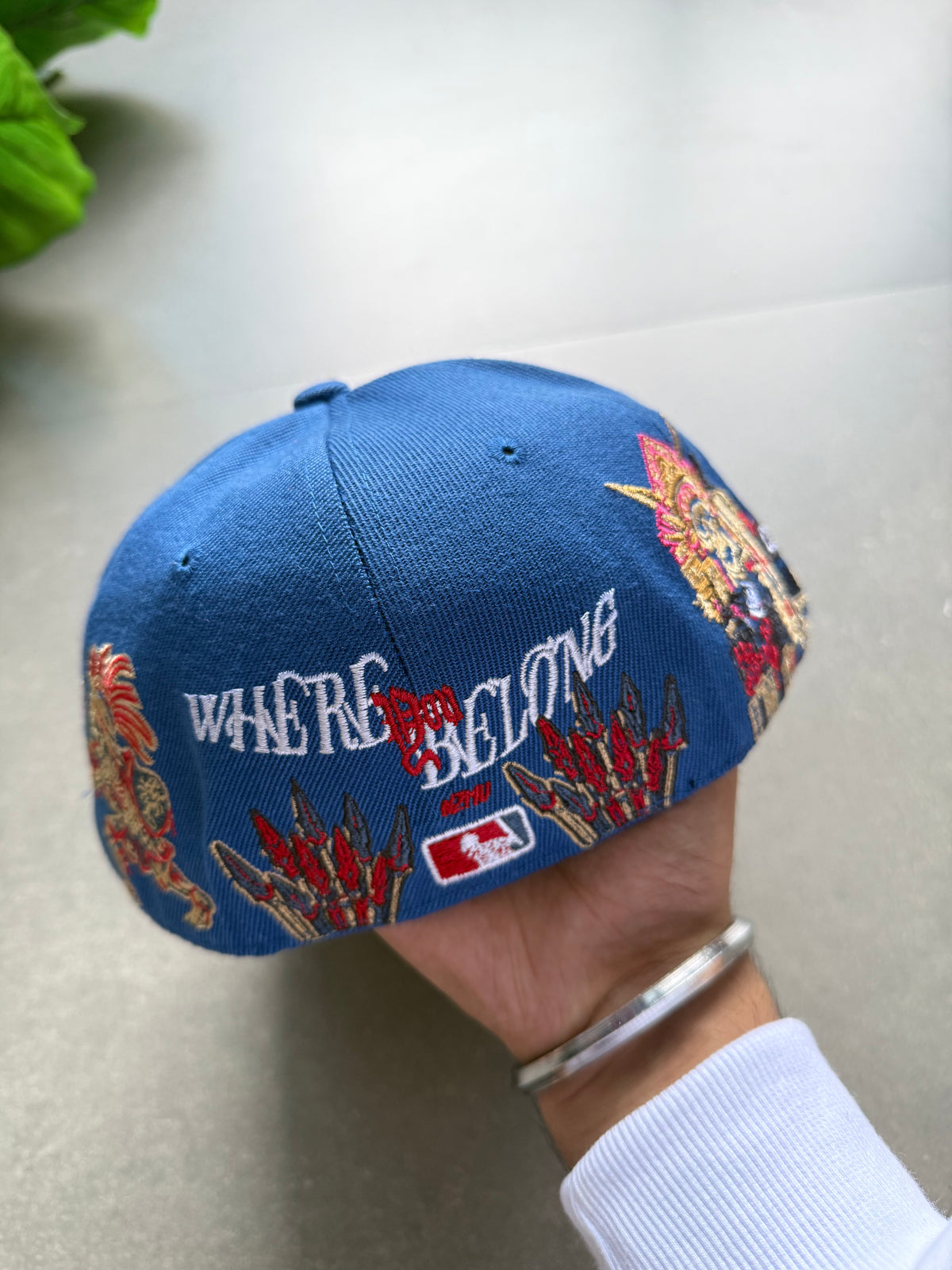 OAKLAND EMBROIDERED FITTED CAP