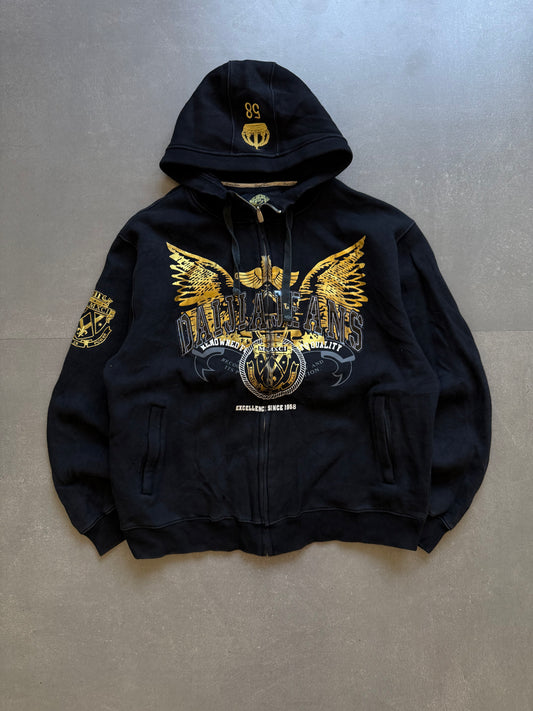 VINTAGE DG LONDON DESIGNS HOODED ZIPPER