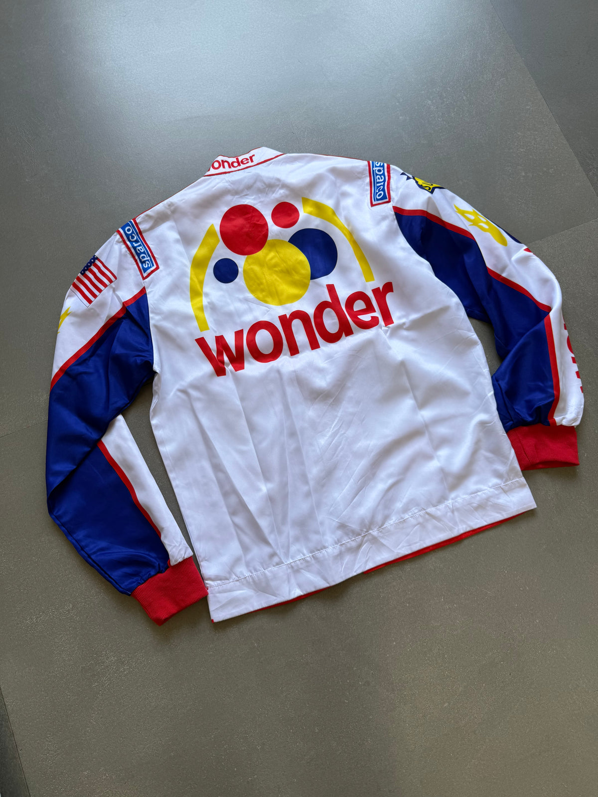 VINTAGE WONDER BREAD BOMBER RACING JACKET