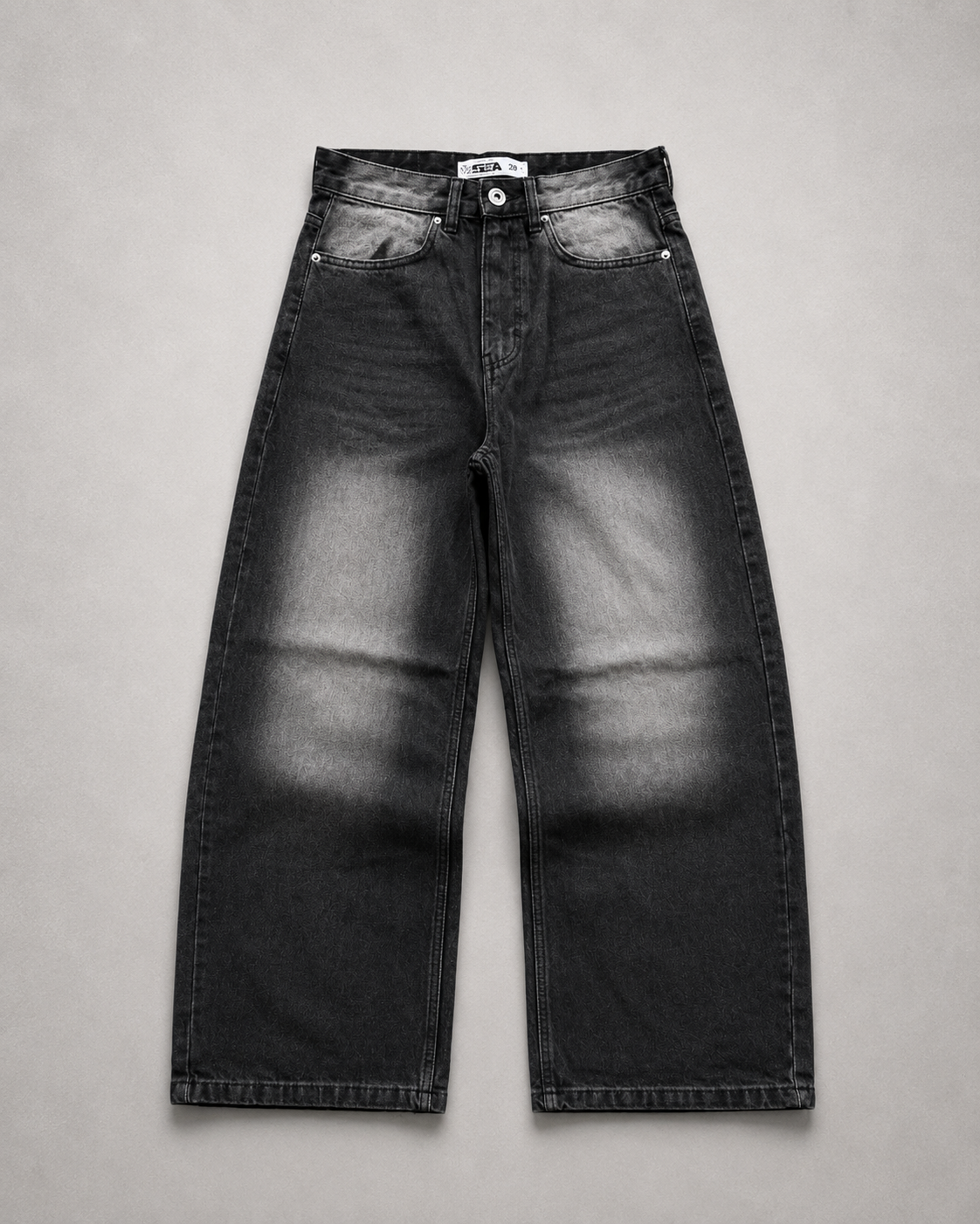 WASHED BAGGY DENIM