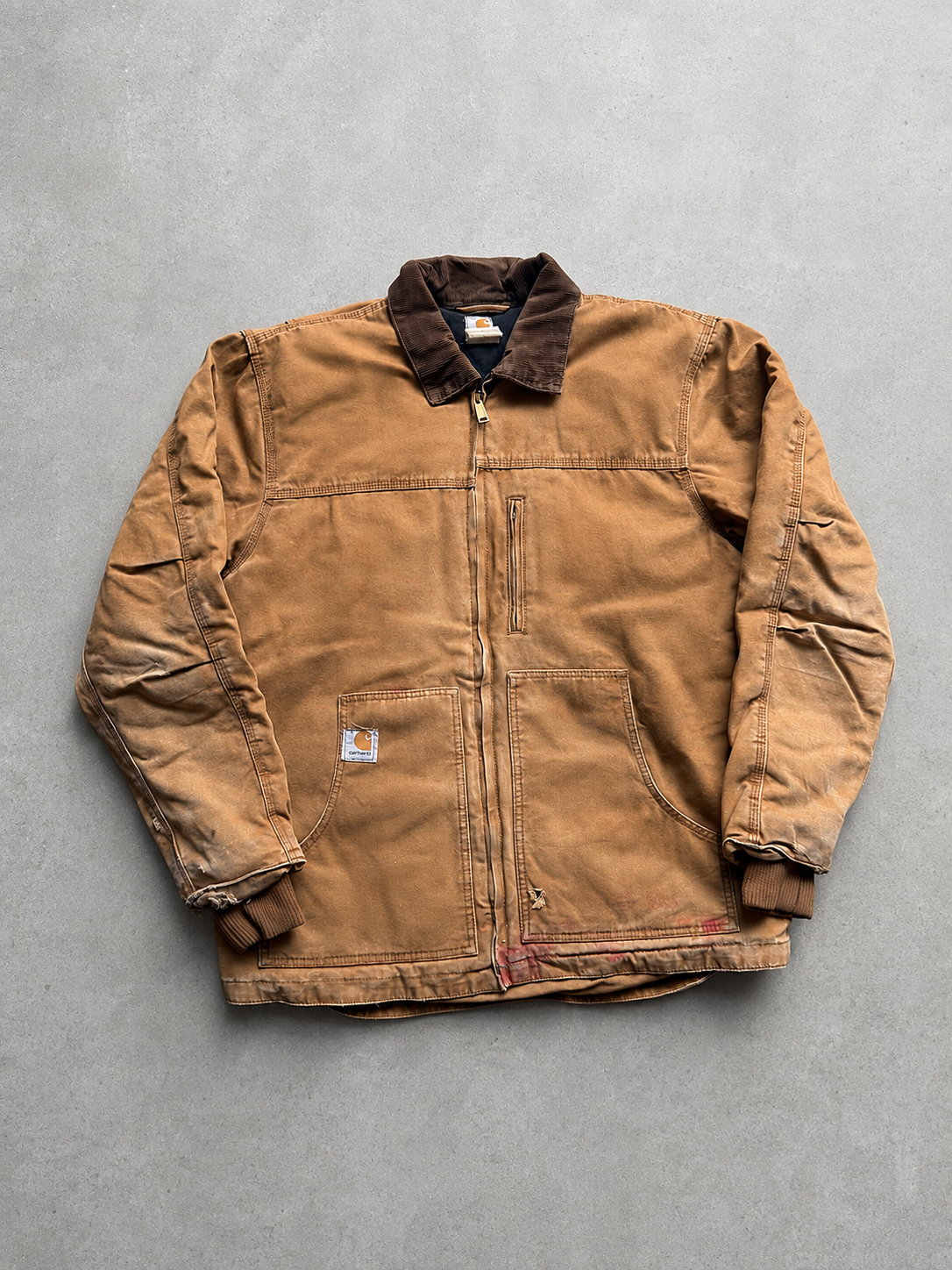 VINTAGE CARHARTT J140 BLK DUCK CANVAS JACKET (rare find)