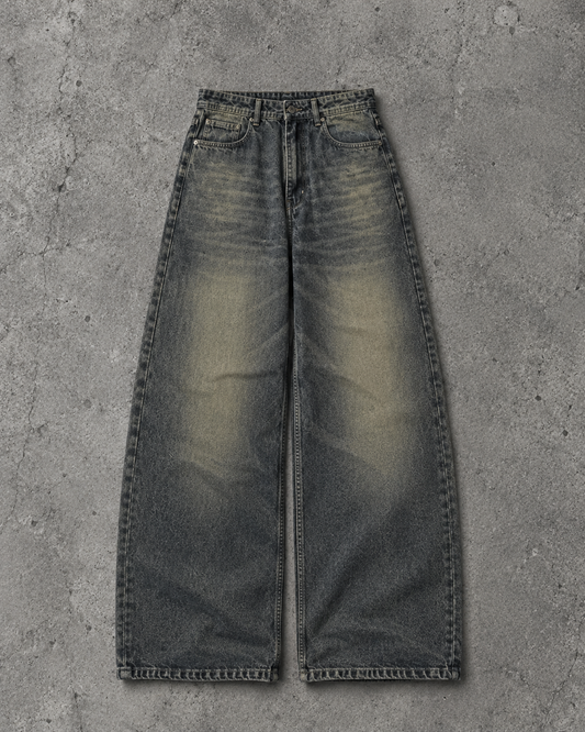 VINTAGE WASHED BAGGY DENIM