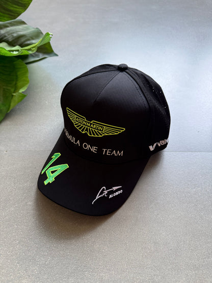 AS MARTIN F1 EMBROIDERED RACING ADJUSTABLE CAP