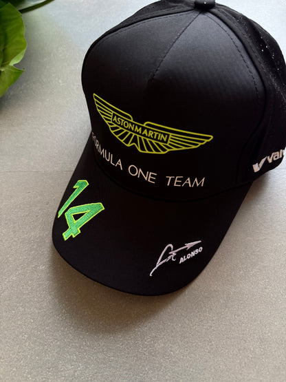 AS MARTIN F1 EMBROIDERED RACING ADJUSTABLE CAP