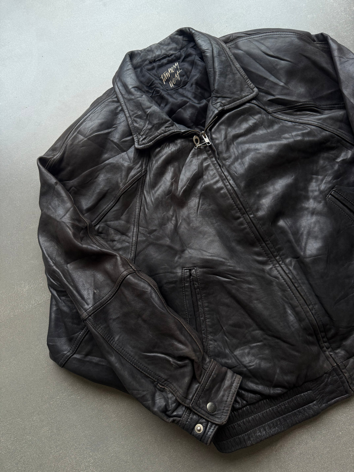 VINTAGE COUNTDOWN LEATHER JACKET