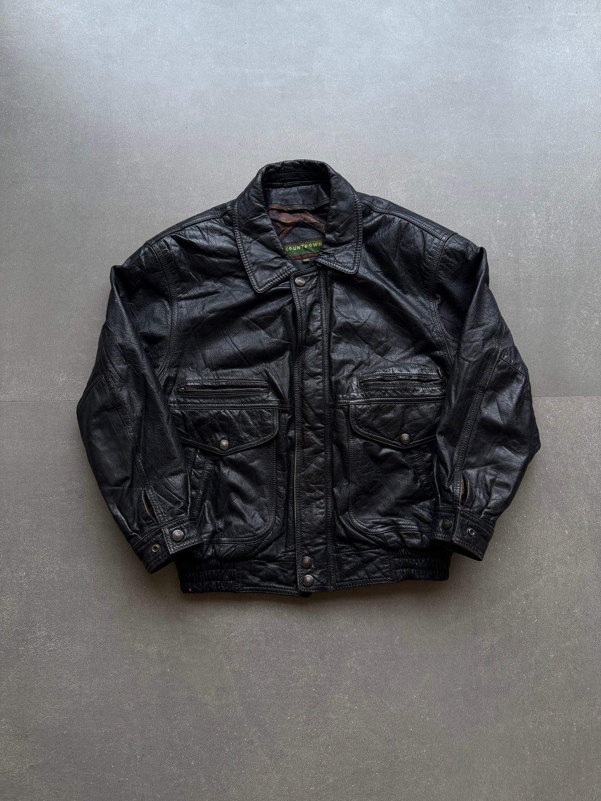 VINTAGE COUNT DOWN LEATHER JACKET
