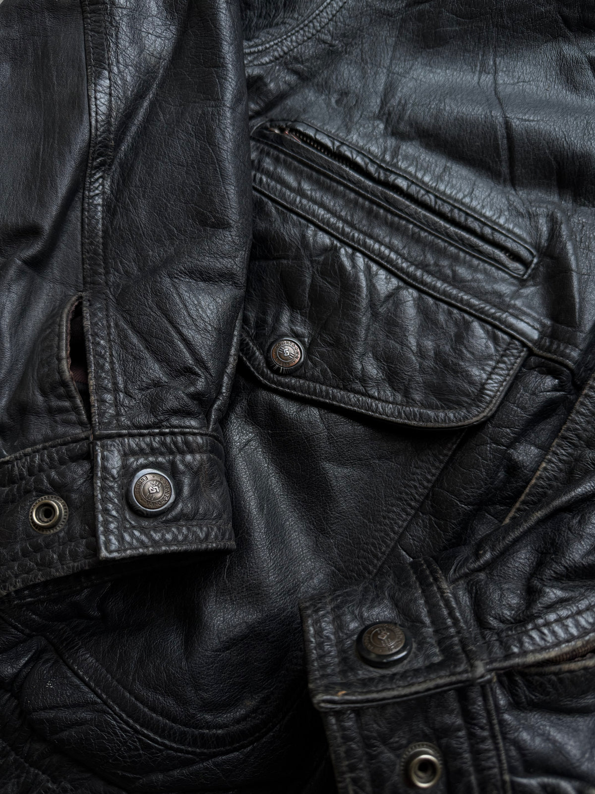 VINTAGE COUNT DOWN LEATHER JACKET