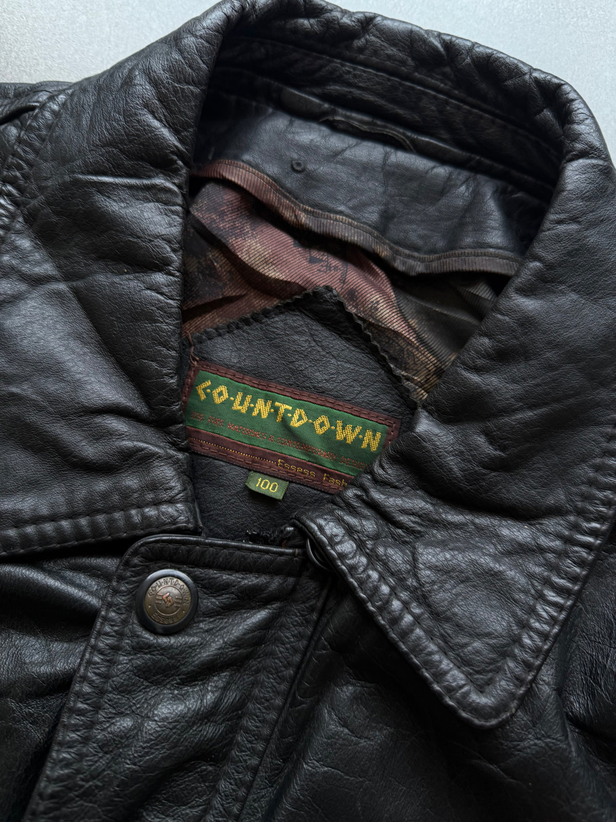 VINTAGE COUNT DOWN LEATHER JACKET