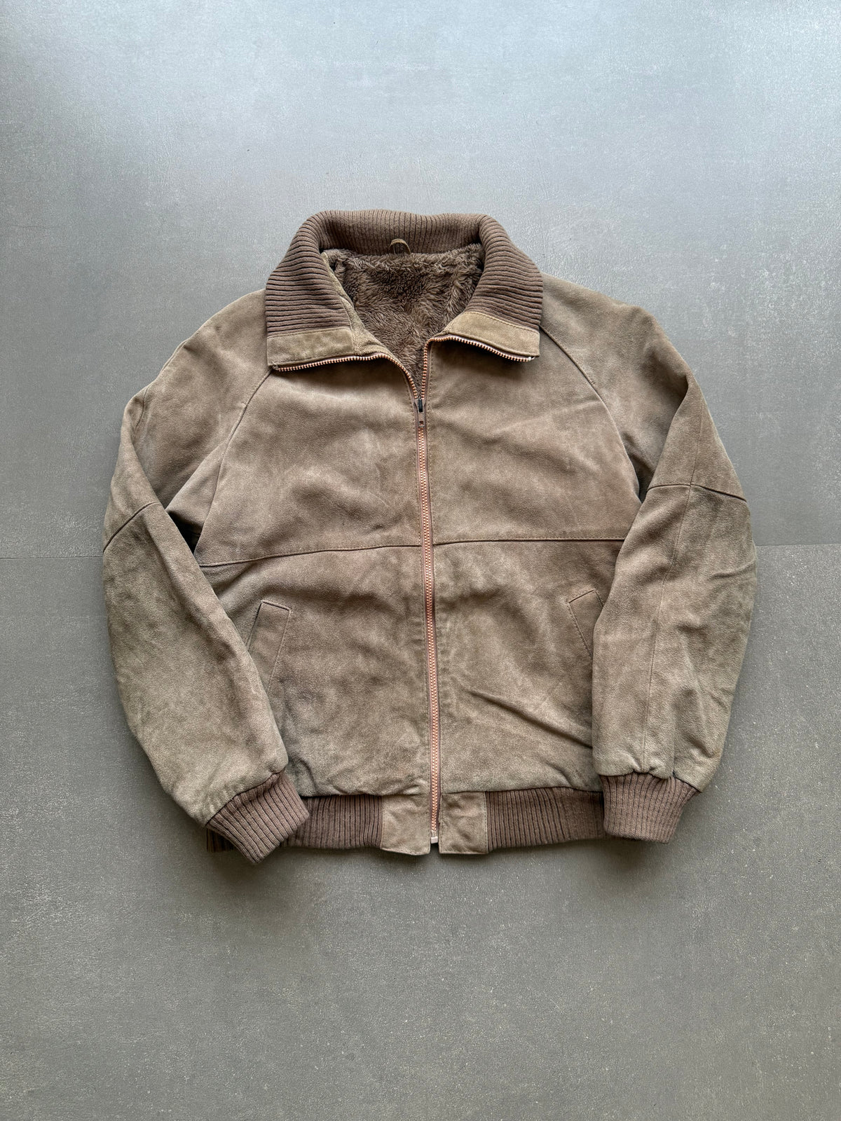 VINTAGE HEAVYWEIGHT SUEDE JACKET