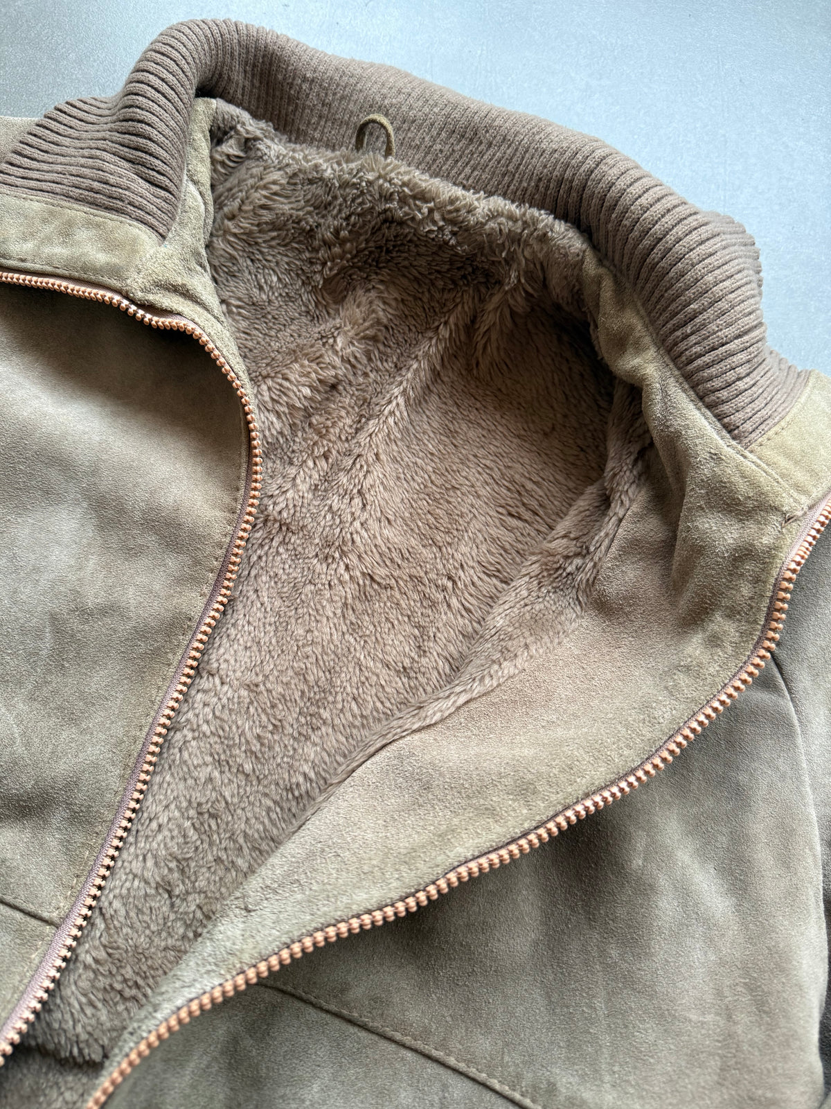 VINTAGE HEAVYWEIGHT SUEDE JACKET