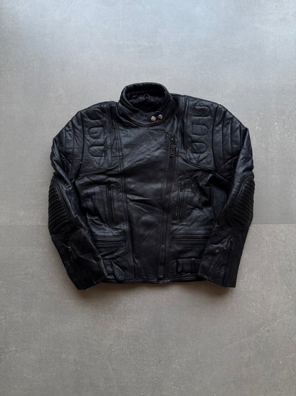 VINTAGE BIKER LEATHER JACKET