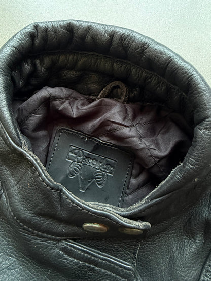 VINTAGE BIKER LEATHER JACKET