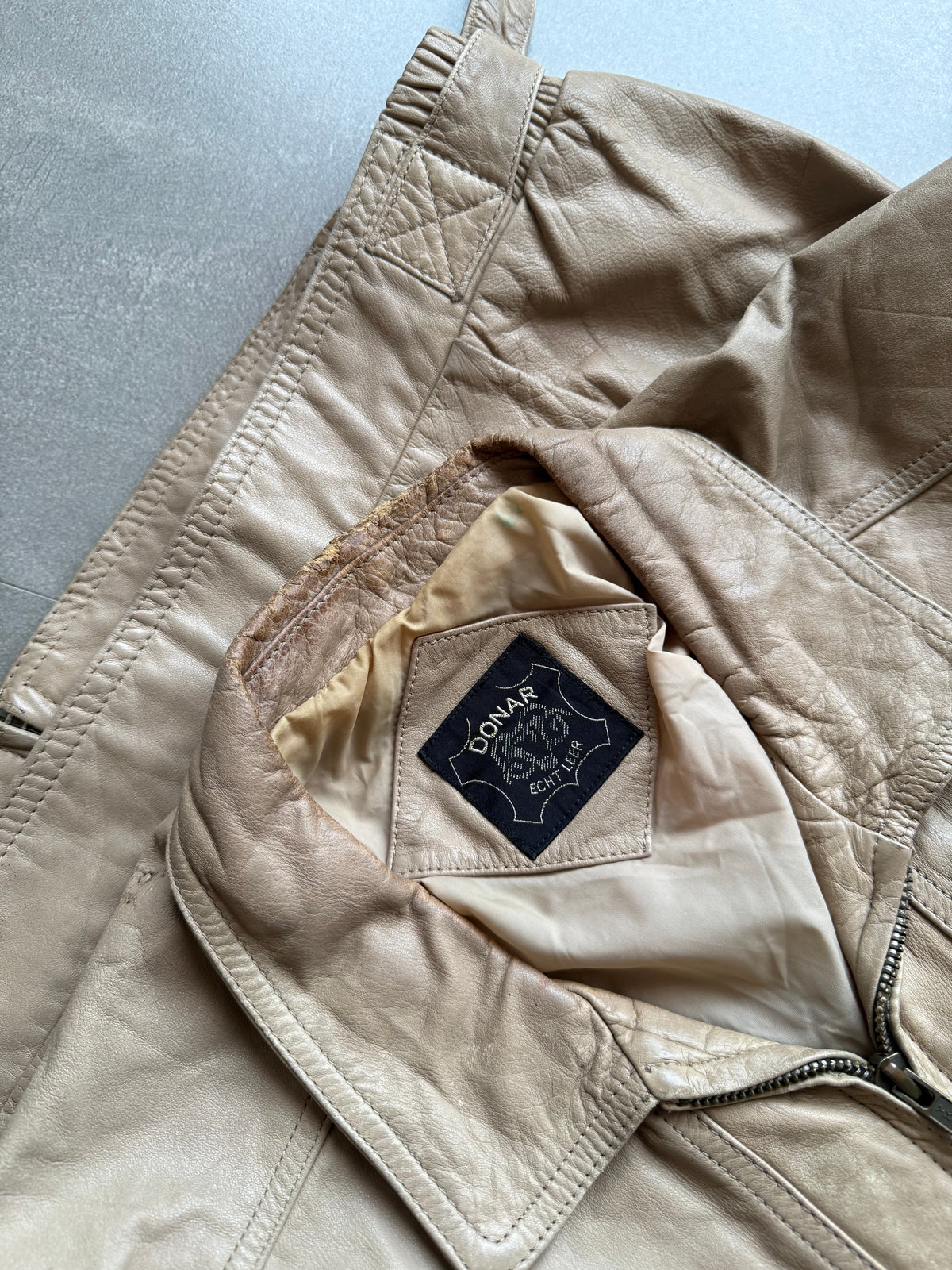 VINTAGE DONAR LEATHER JACKET