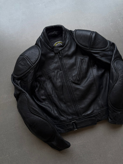 VINTAGE RARE GRANTURISMO LEATHER BIKER JACKET